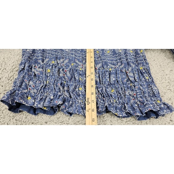 Forever That Girl Anthropologie Blouse Western Boho Cropped Long Sleeve Womens M - Picture 16 of 16